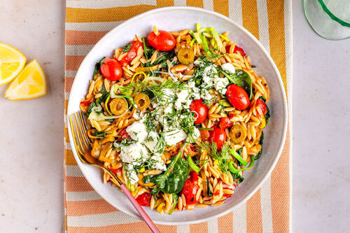 Mediterrane risoni met feta