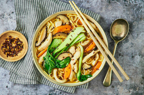 Asian-Style Chicken Noodle Soup