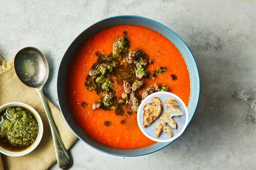 Calorie-Conscious Chicken Breast Tomato Soup