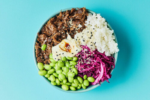 Teriyaki Shroom-Mami Poke Bowl
