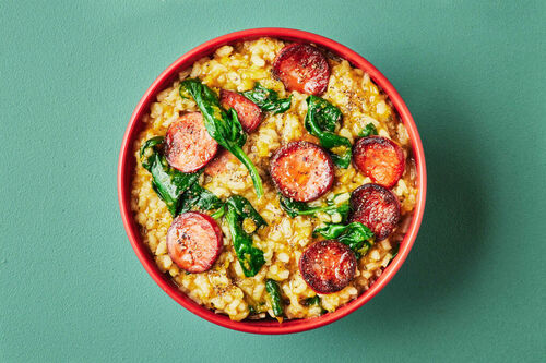 Pumpkin and Chorizo Risotto