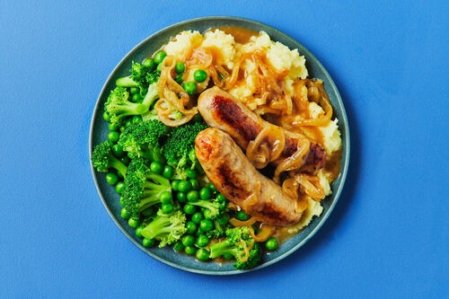 Pork and Fennel Bangers and Mash