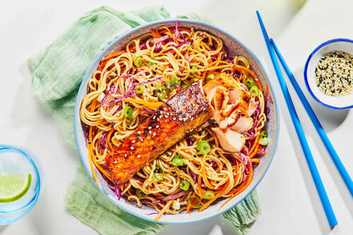 Miso-Glazed Salmon Bowl