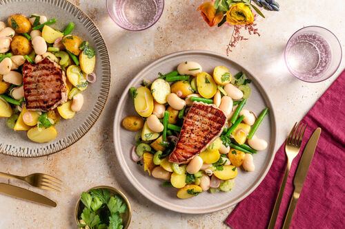 Malse geelvin-tonijnsteak