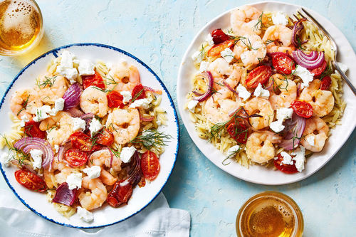 Greek-Style Shrimp Pan Roast