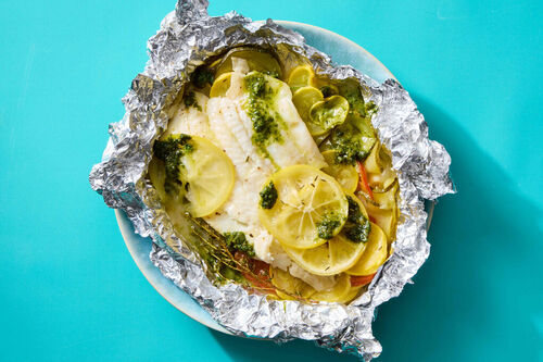 Salmon Foil Packets