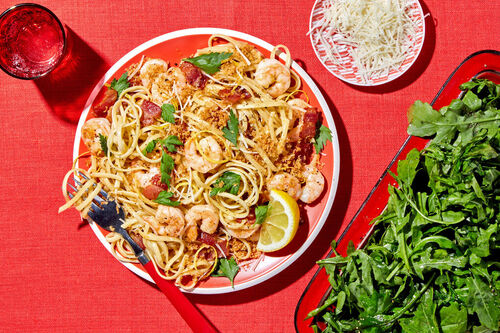 Shrimp Casino Pasta