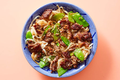 Sesame Beef Noodle Stir-Fry