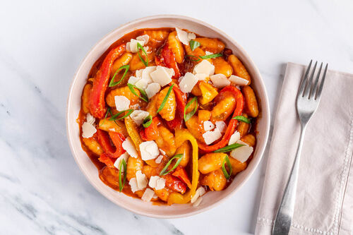 Gnocchi-Pfanne im Fajita-Style