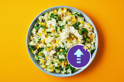 Chicken, Corn and Zucchini Risotto