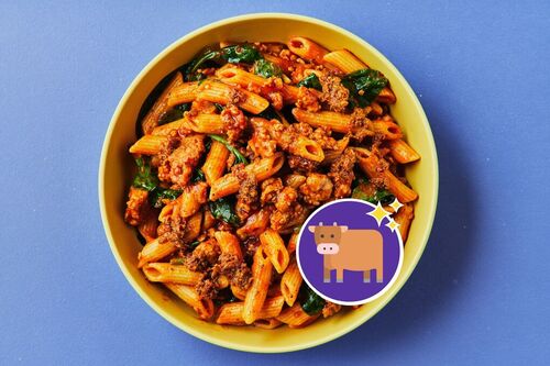 Speedy Tuscan Beef Pasta