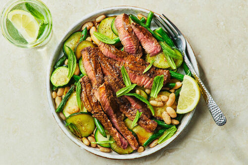 Fast Calorie-Conscious Chermoula Steak