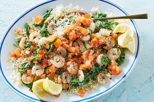 Mediterranean Shrimp Scampi