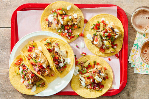 Jamaican Jerk Cod Tacos