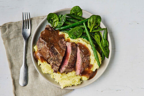 Classic Steak and Creamy Mash