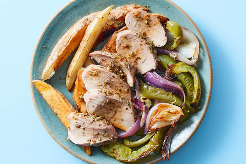 Sheet Pan Pork Souvlaki