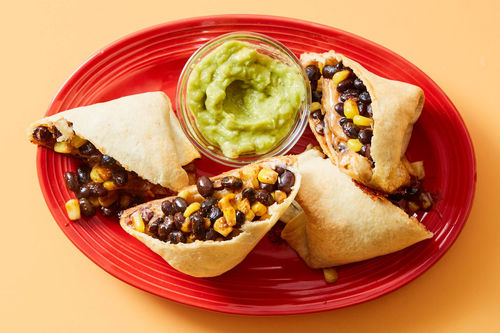 Black Bean & Corn Chimichangas