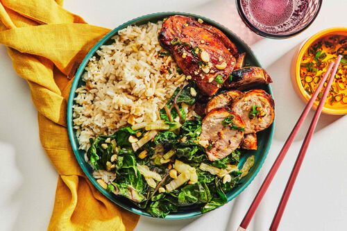 Glazed Char Siu Pork Tenderloin