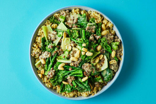 Balanced Spicy Thai Green Lentil Curry