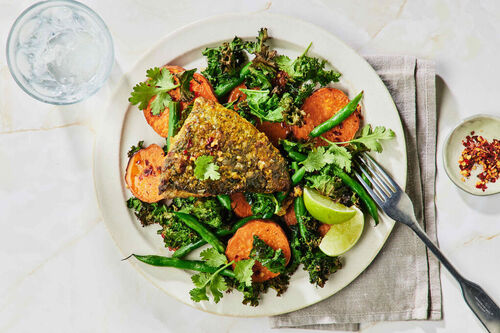 Glow-Up: Baked Chermoula Barramundi