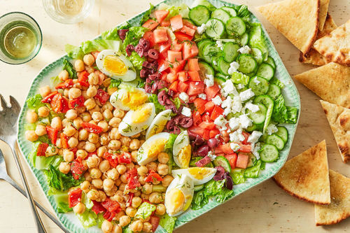 Vegetarian Greek Cobb Salad
