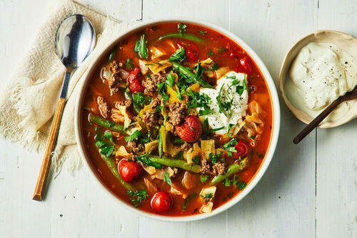 Carb-Conscious Spicy Lamb Soup