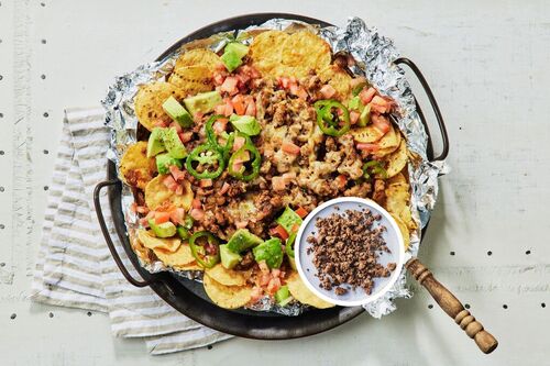 Spicy Beef Nachos