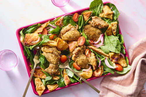 Sheet Pan Za'atar Roasted Chicken Thighs