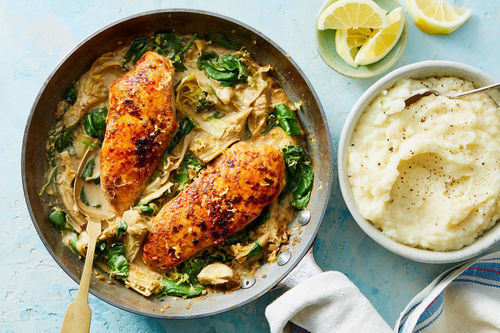 Creamy Spinach & Artichoke Chicken