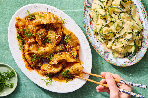 Sichuan-Style Chili Oil Chicken Dumplings