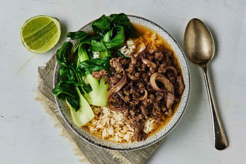 Vietnamese Beef Brothy Rice