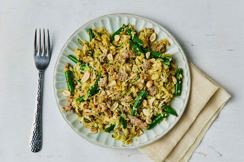 Carb-Conscious Pork Fried Cauliflower 'Rice'