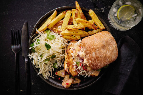 Beach Shack Australian Barramundi Burgers