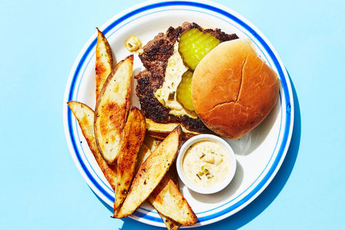 Actual Veggies® Burger & Oven Fries