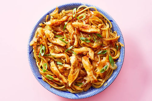 Veggie Stir-Fry with Double the Chicken!