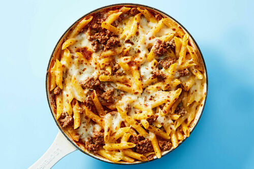 Cheesy Turkey Baked Pasta