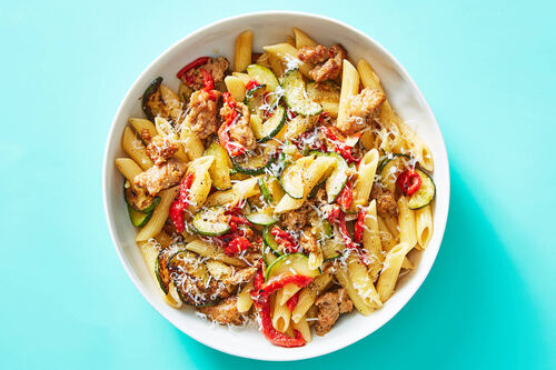 Chicken Sausage & Pepper Pasta