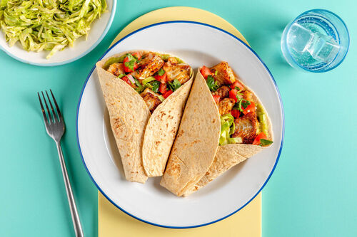 Fisch-Tacos mit Guacamole