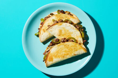 Philly Cheesesteak Quesadillas