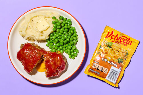 VELVEETA®-Stuffed Impossible "Meatloaves"
