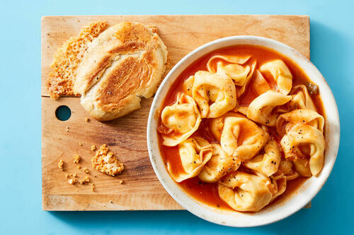 Tortelloni Tomato Soup with Mini Panini