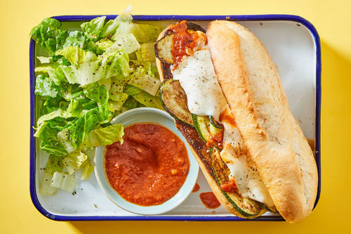 Zucchini & Chicken Parm Hero