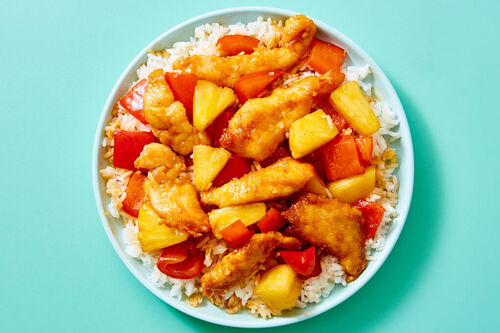 Sweet & Sour Pork over Rice