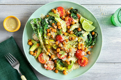 Geroosterde romana met avocado