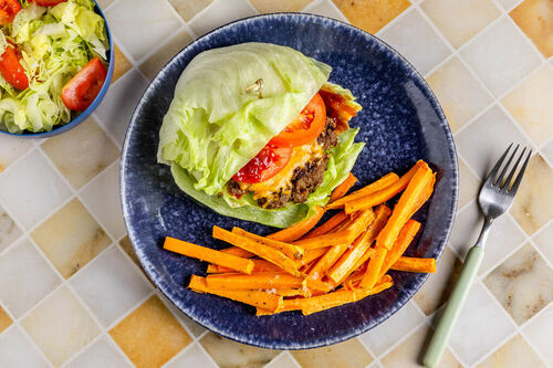 BBQ-Cheeseburger von der Pute