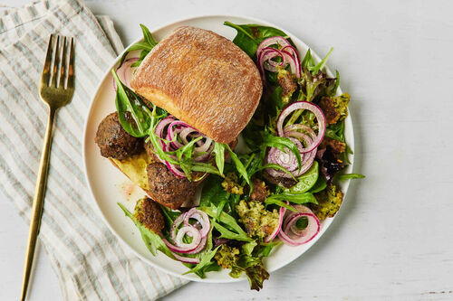 Crispy Falafel Burger