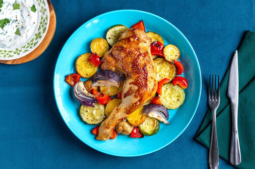 Geroosterde BBQ-kippenbout