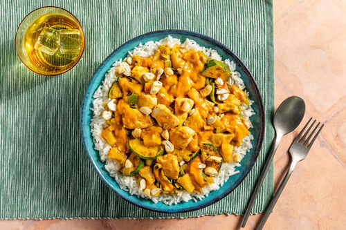 Mildes Ananas-Hähnchen-Curry