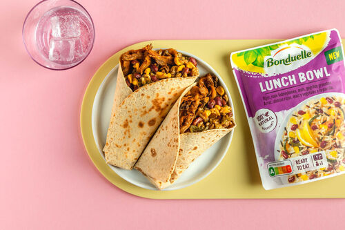 Burrito's met shoarma-paddenstoelen