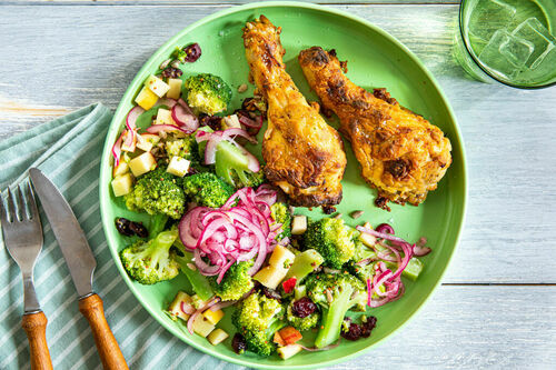 Fried chicken drumsticks uit de oven